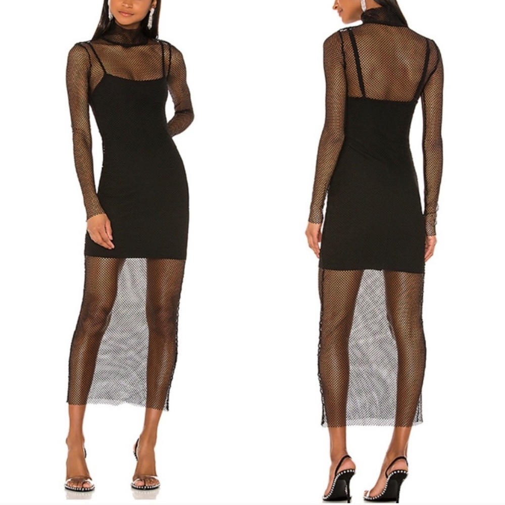 Very beautiful fish net dress. Never worn